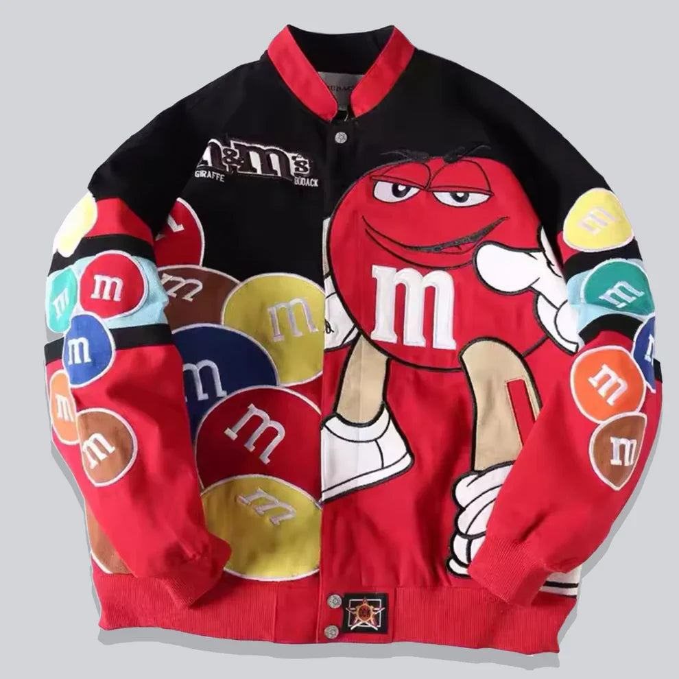 Rare M&M's NASCAR Vintage Embroidered Jacket - Unisex SHABA Collection