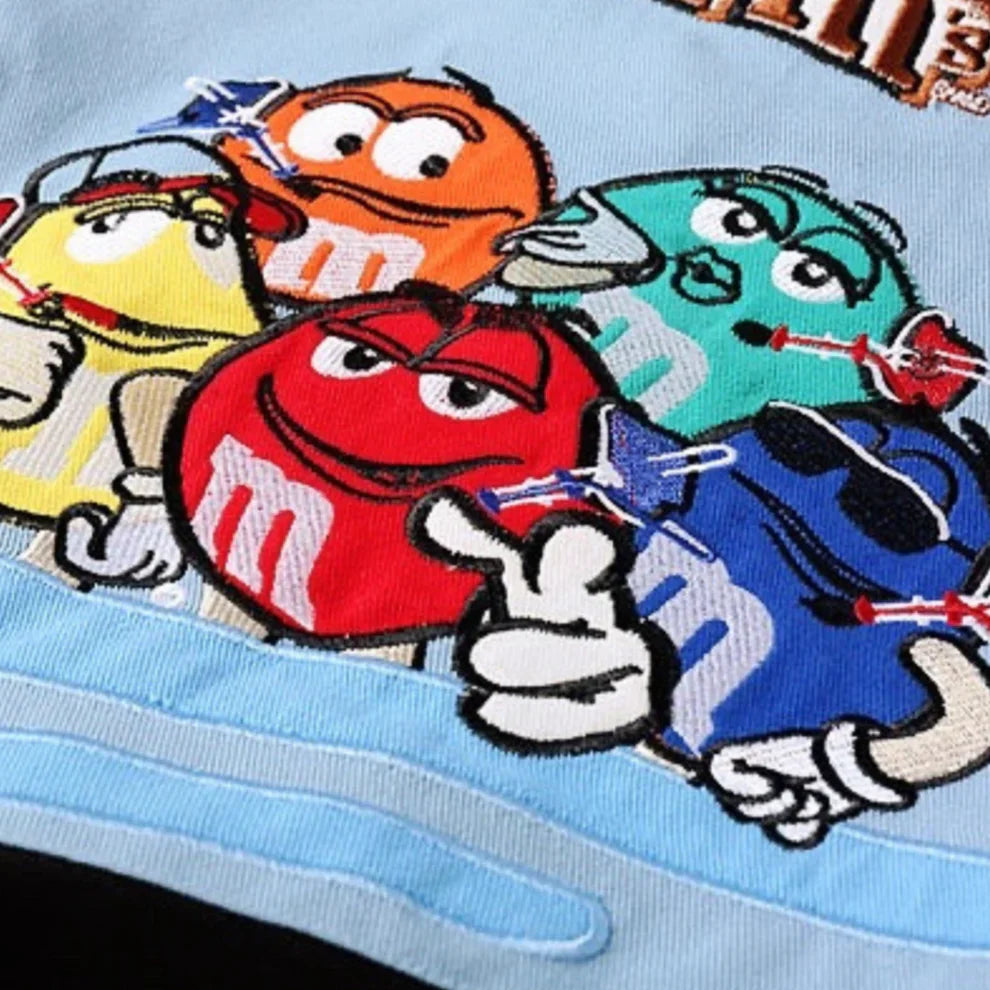 Rare M&M's NASCAR Vintage Embroidered Jacket – Unisex SHABA Collection