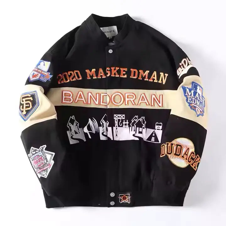 Rare Maskedman Vintage Embroidered Jacket - Unisex SHABA Collection