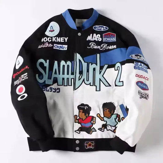 Rare SlamDunk NASCAR Vintage Embroidered Jacket - Unisex SHABA Collection