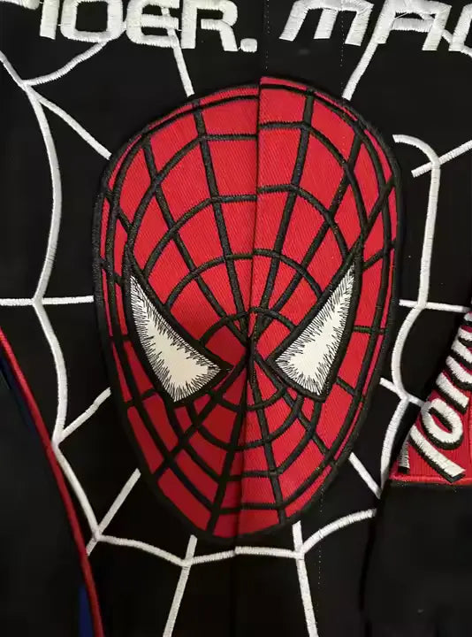 Rare Spiderman NASCAR Vintage Embroidered Jacket - Unisex SHABA Collection
