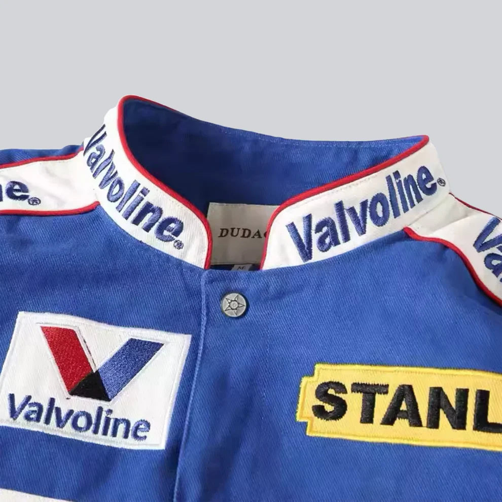 Rare Valvoline NASCAR Vintage Embroidered Jacket - Unisex SHABA Collection