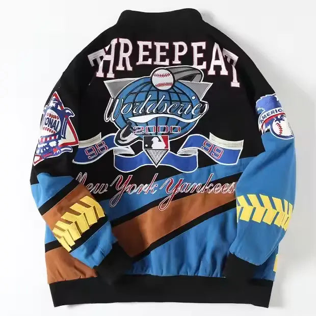 Rare World Series Baseball Vintage Embroidered Jacket - Unisex SHABA Collection