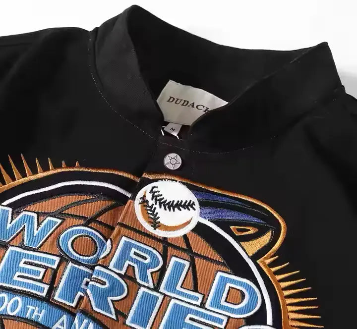 Rare World Series Baseball Vintage Embroidered Jacket - Unisex SHABA Collection