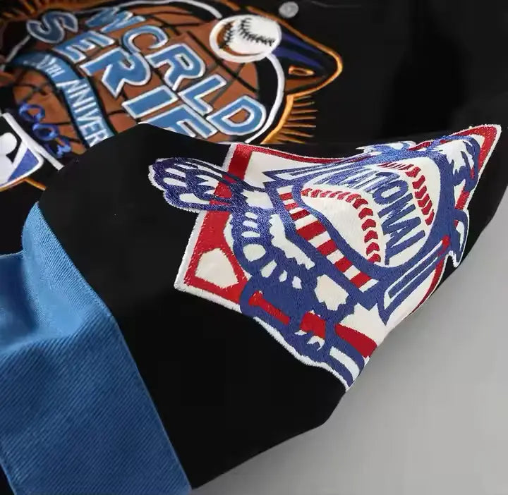Rare World Series Baseball Vintage Embroidered Jacket - Unisex SHABA Collection