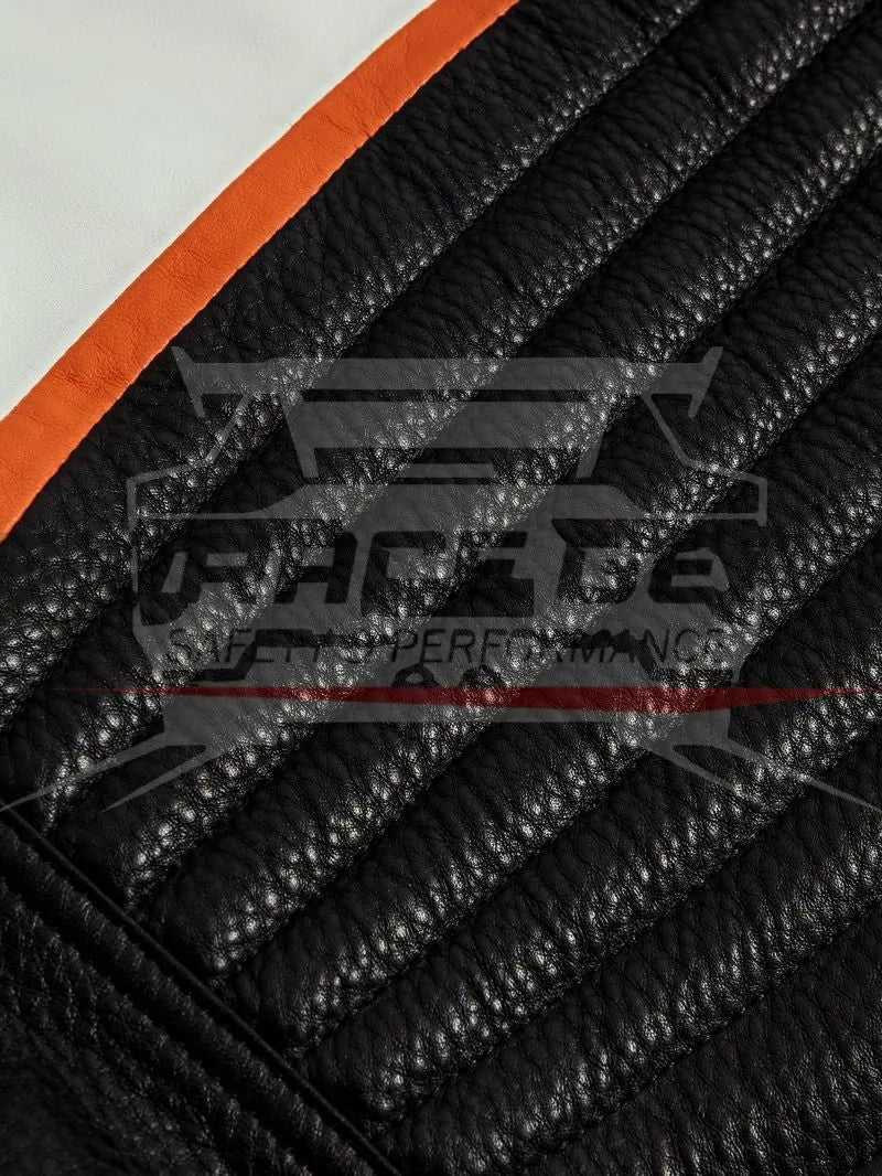 Reiss x McLaren F1 - Peak Colourblock Leather Biker Jacket - Ex Race Gear