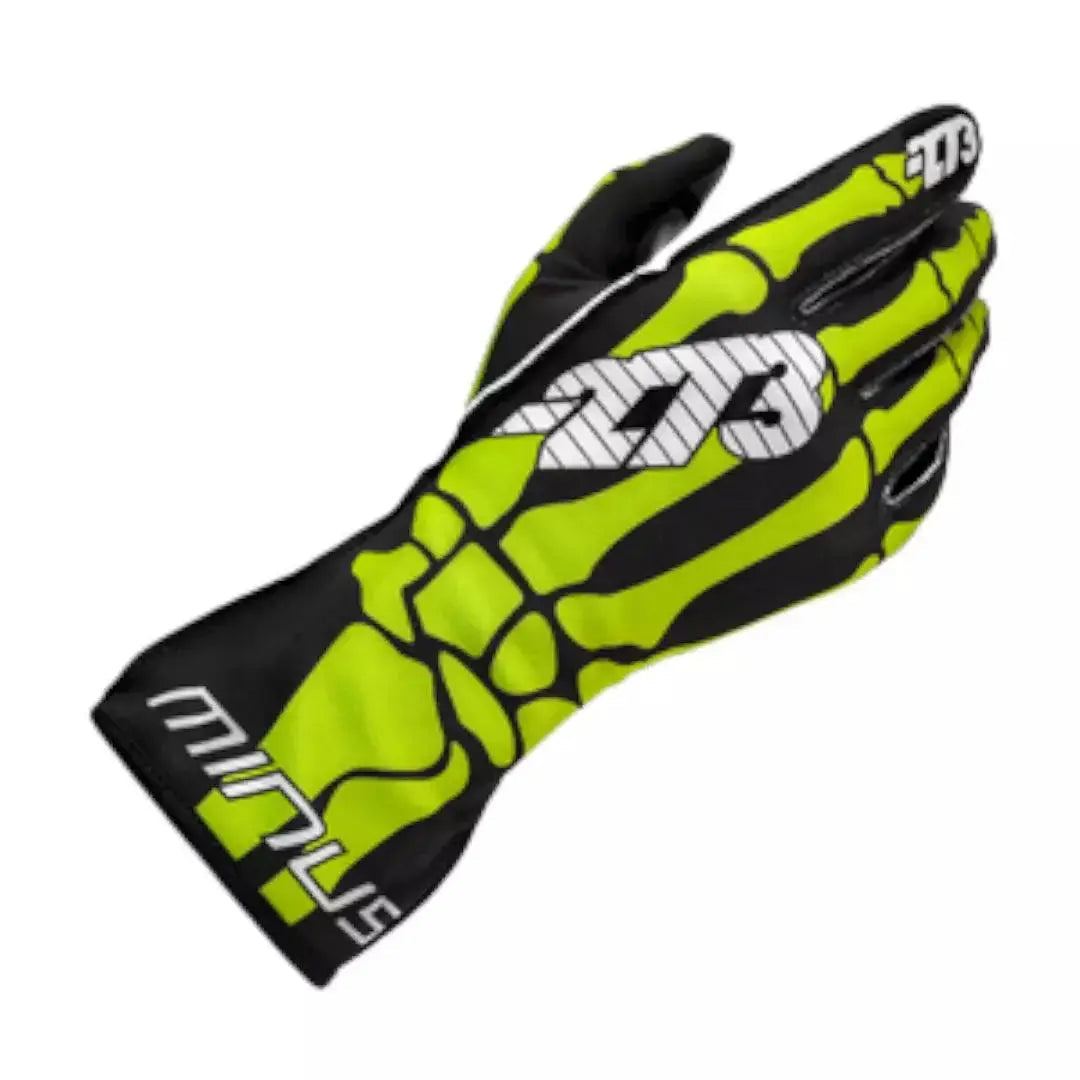 SKELETAL Black/Fluo Green/White - Ex Race Gear