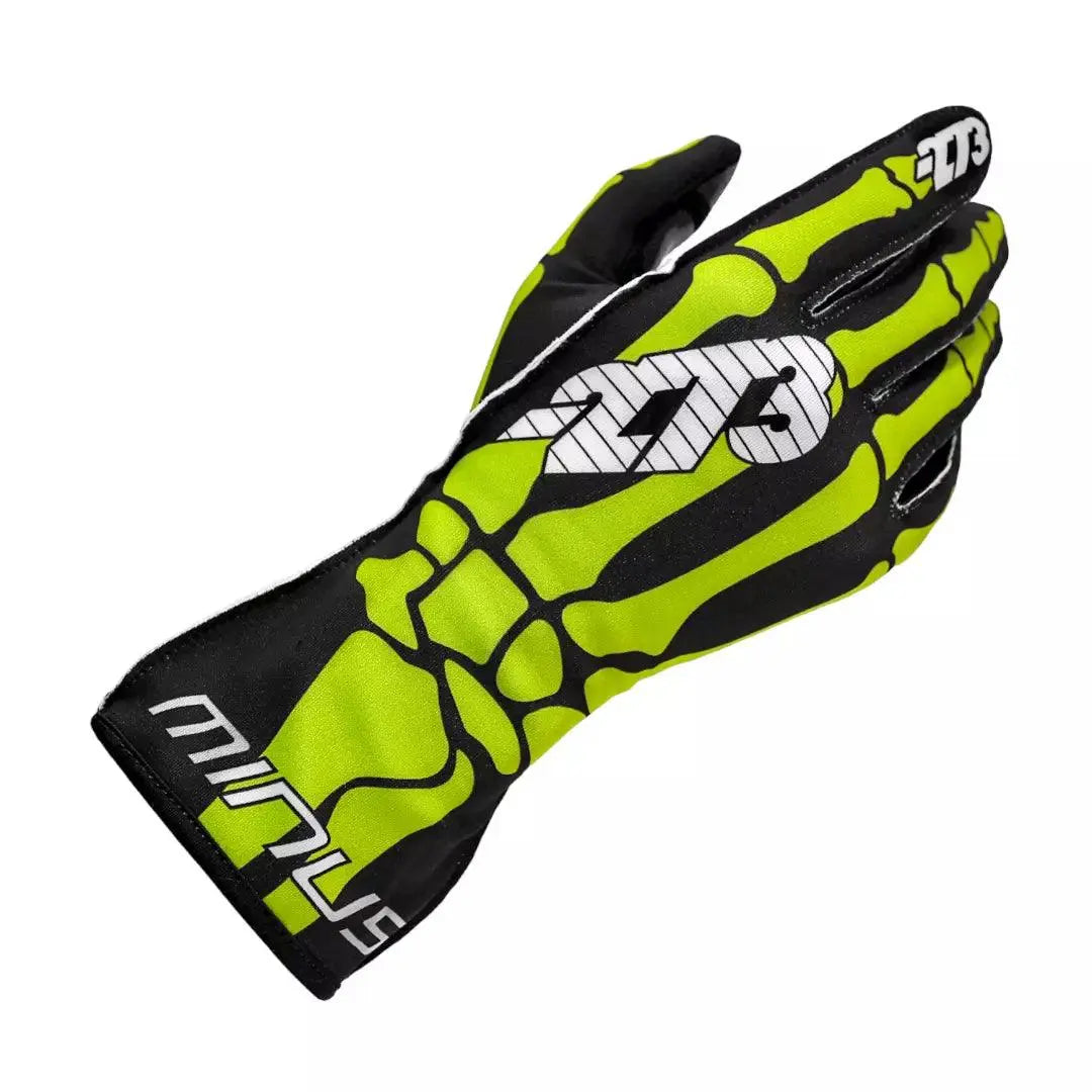 SKELETAL Black/Fluo Green/White - Ex Race Gear
