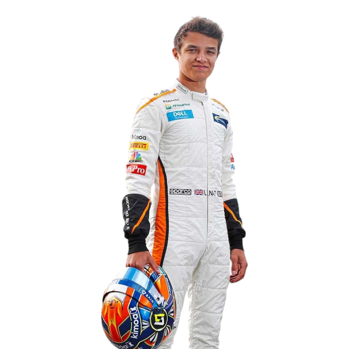 2017 Lando Norris Mclaren Formula 1 Race Suit Ex Race Gear