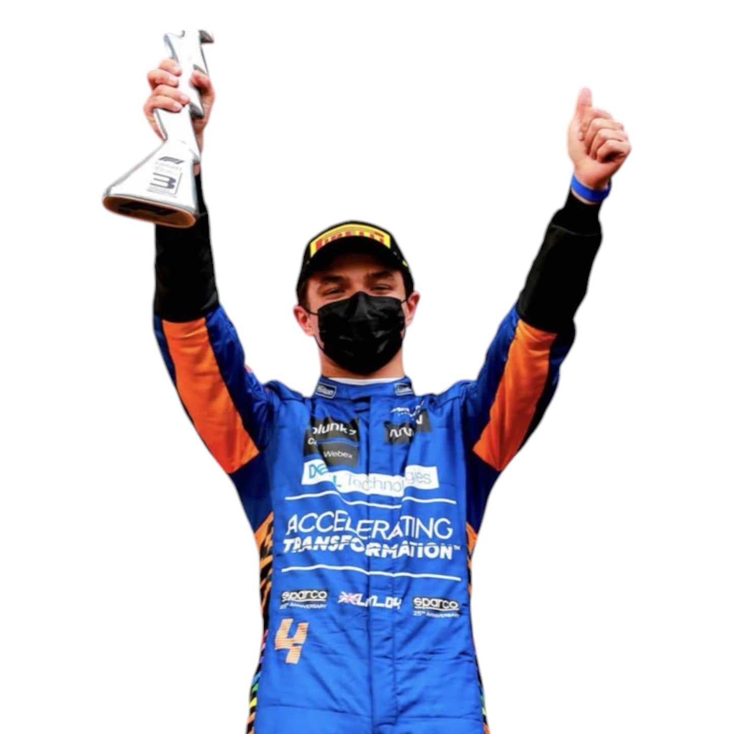 2021 Lando Norris Official McLaren F1 Promo Suit Ex Race Gear