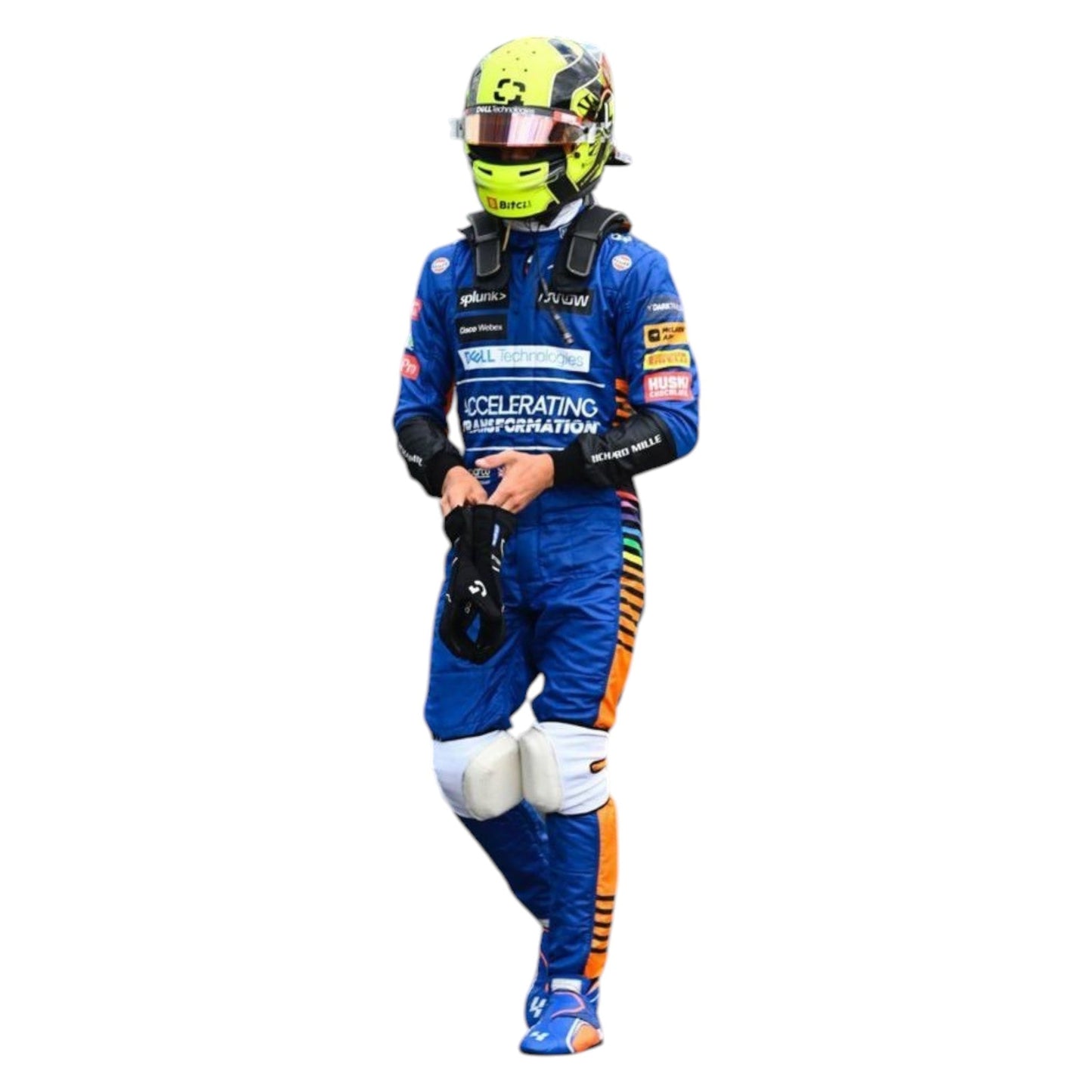 2021 Lando Norris Official McLaren F1 Promo Suit Ex Race Gear