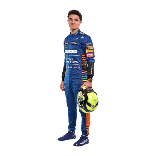 2021 Lando Norris Official McLaren F1 Promo Suit Ex Race Gear