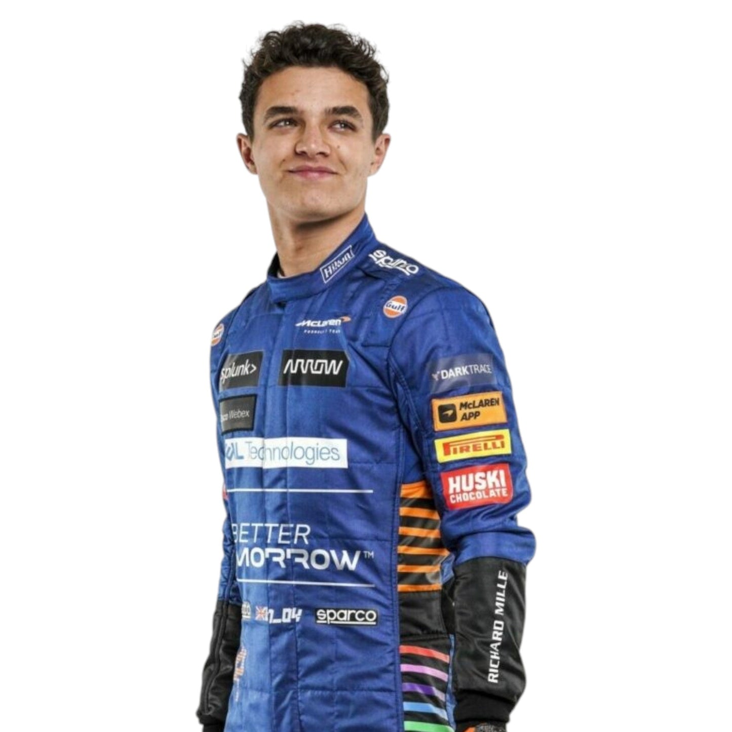 2021 Lando Norris Official McLaren F1 Promo Suit Ex Race Gear