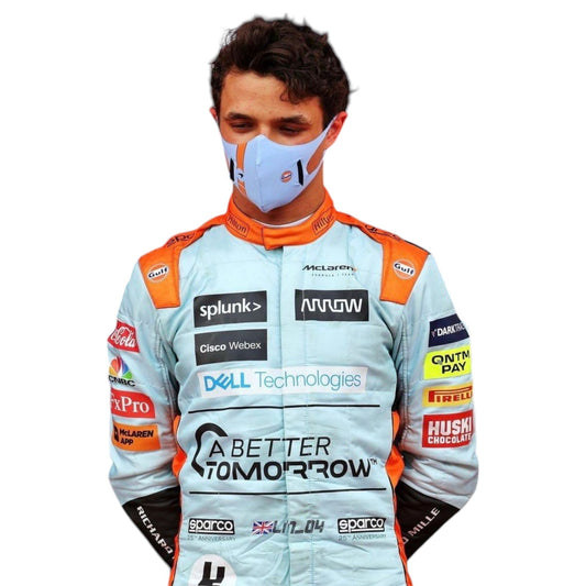 2021 Lando Norris McLaren F1 Race Suit - Monaco GP Ex Race Gear