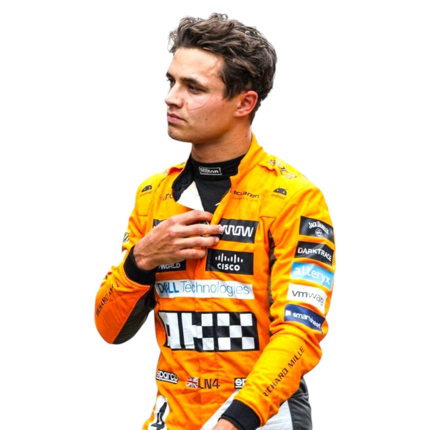 2023 Lando Norris Mcleran F1 Team Race Suit-Spanish GP Ex Race Gear