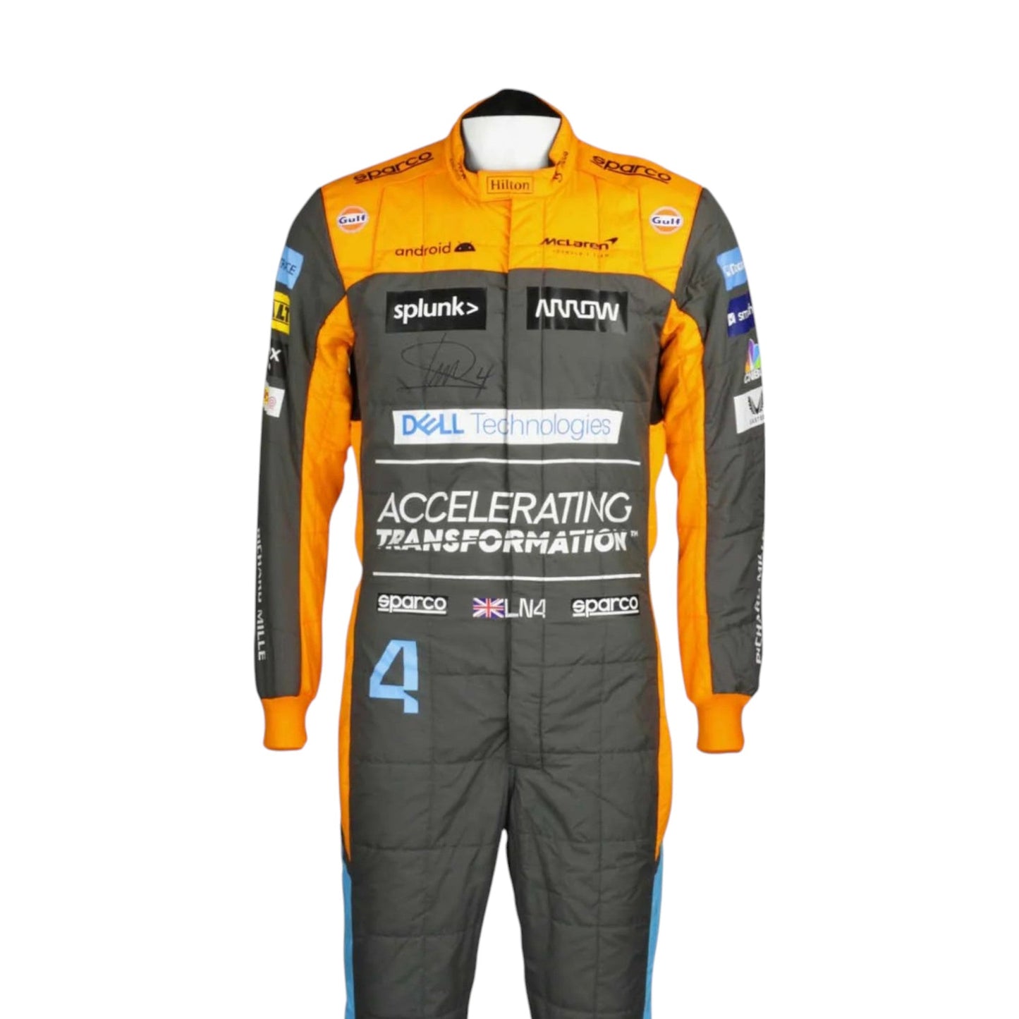 2022 Lando Norris McLaren Formula 1 Race Suit Ex Race Gear