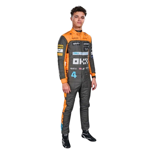 2023 Lando Norris McLaren F1 Team Replica Racing Suit Ex Race Gear