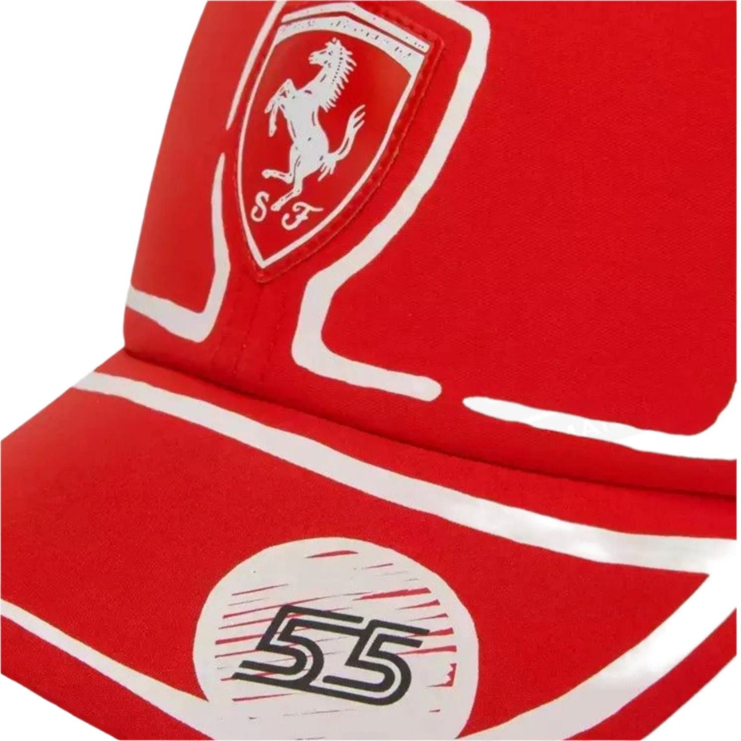 Scuderia Ferrari Carlos Sainz Puma baseball hat - Joshua Vides - Ex Race Gear