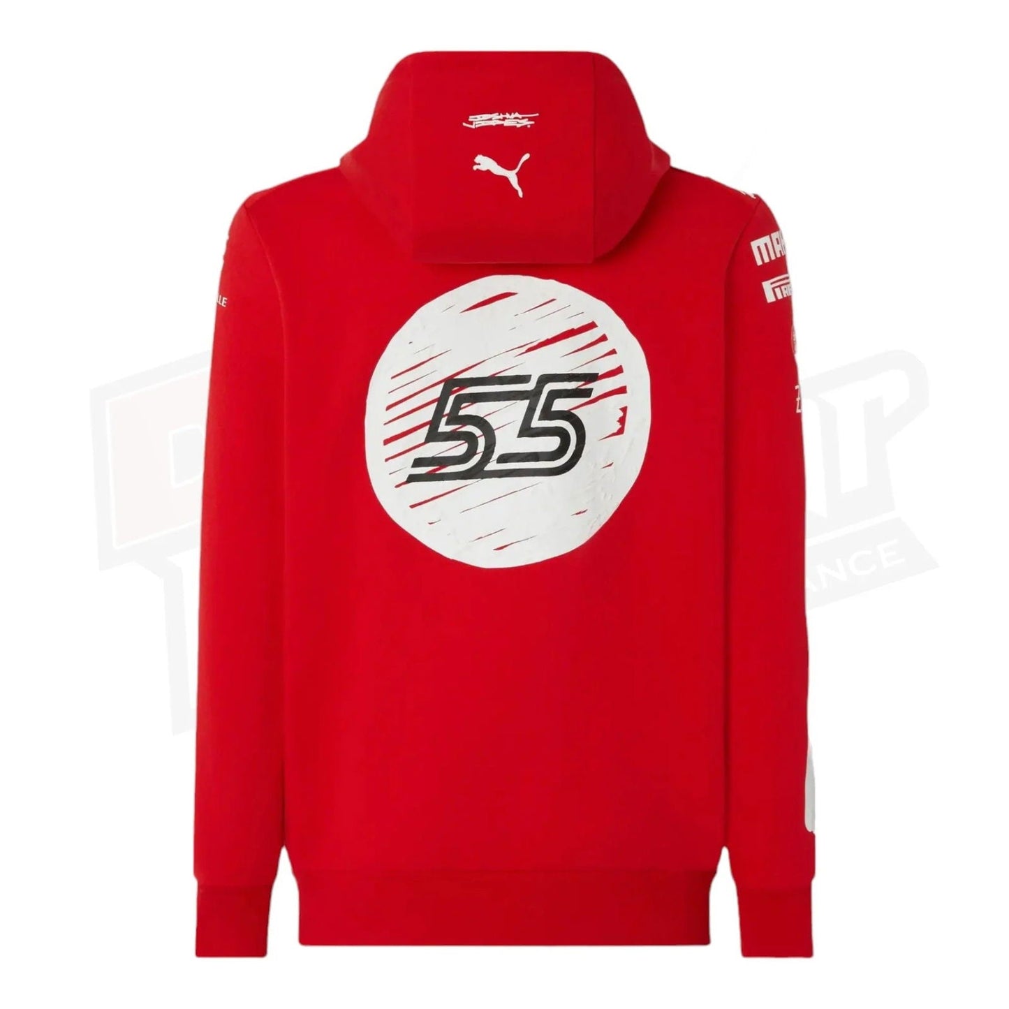 Scuderia Ferrari Carlos Sainz Puma hooded sweatshirt - Joshua Vides - Ex Race Gear