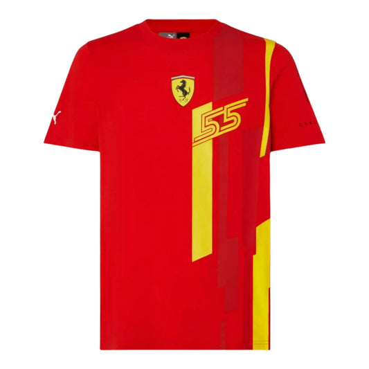Scuderia Ferrari Carlos Sainz Replica T-Shirt - Barcelona Edition - Ex Race Gear