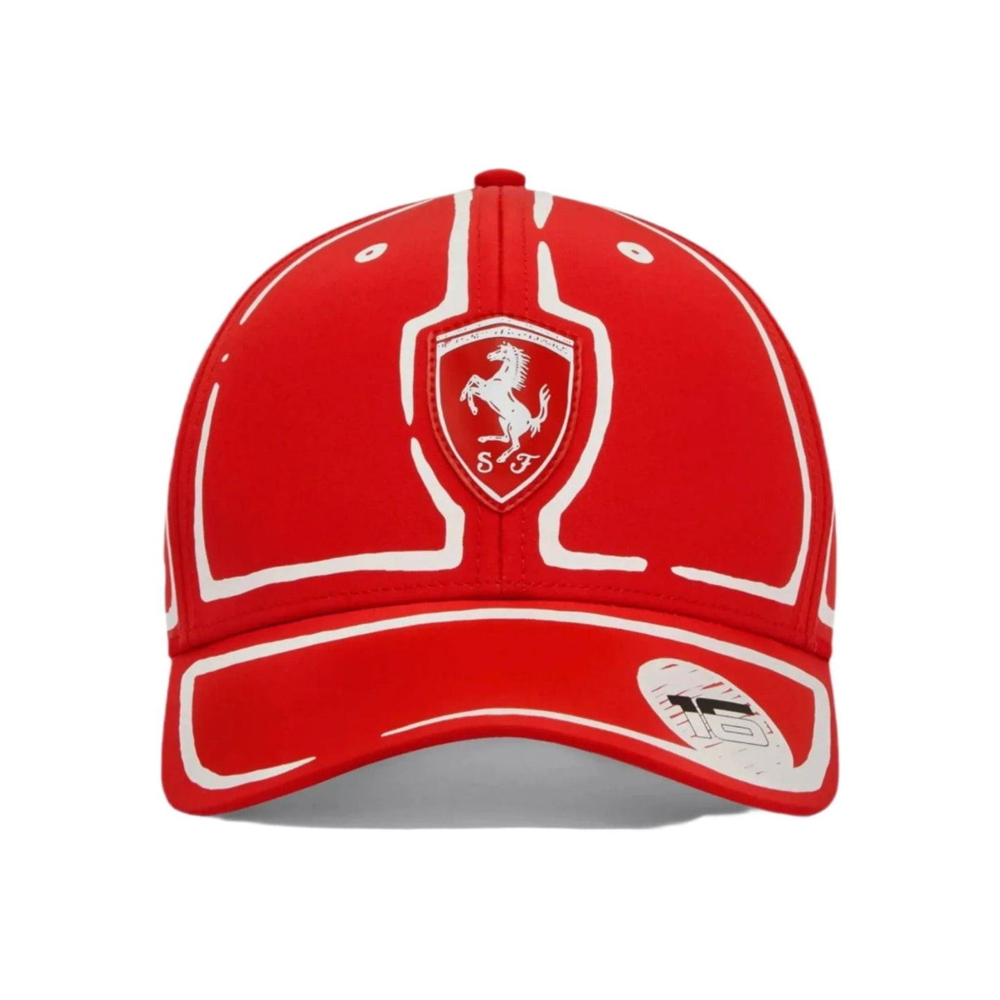 Scuderia Ferrari Charles Leclerc Puma Baseball Hat - Joshua Vides - Ex Race Gear