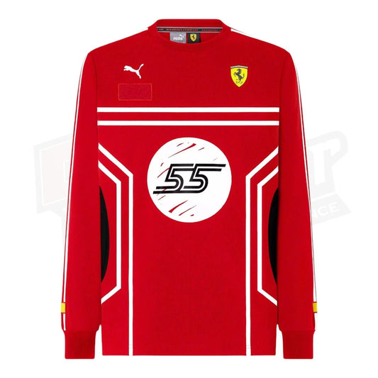 Scuderia Ferrari Puma Corlos Sainz jersey - Joshua Vides - Ex Race Gear