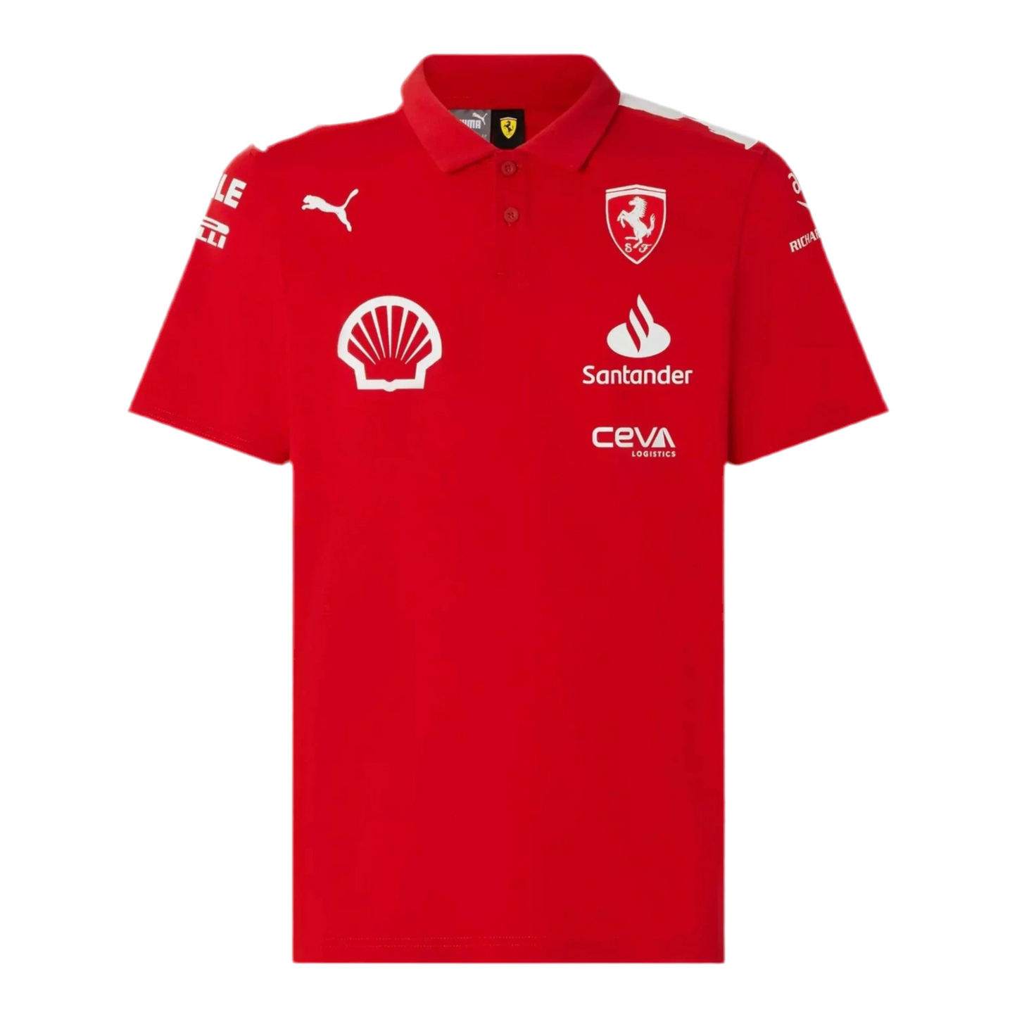 Scuderia Ferrari Puma Team Polo Shirt - Joshua Vides Design - Ex Race Gear