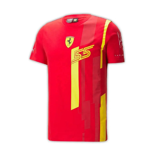 Scuderia Ferrari Sainz 2023 Spanish GP T-Shirt - Speedxcrafts