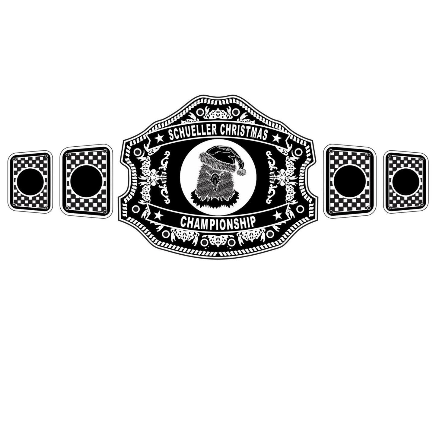 Christmas Championship Wrestling Belt Ex Race Gear