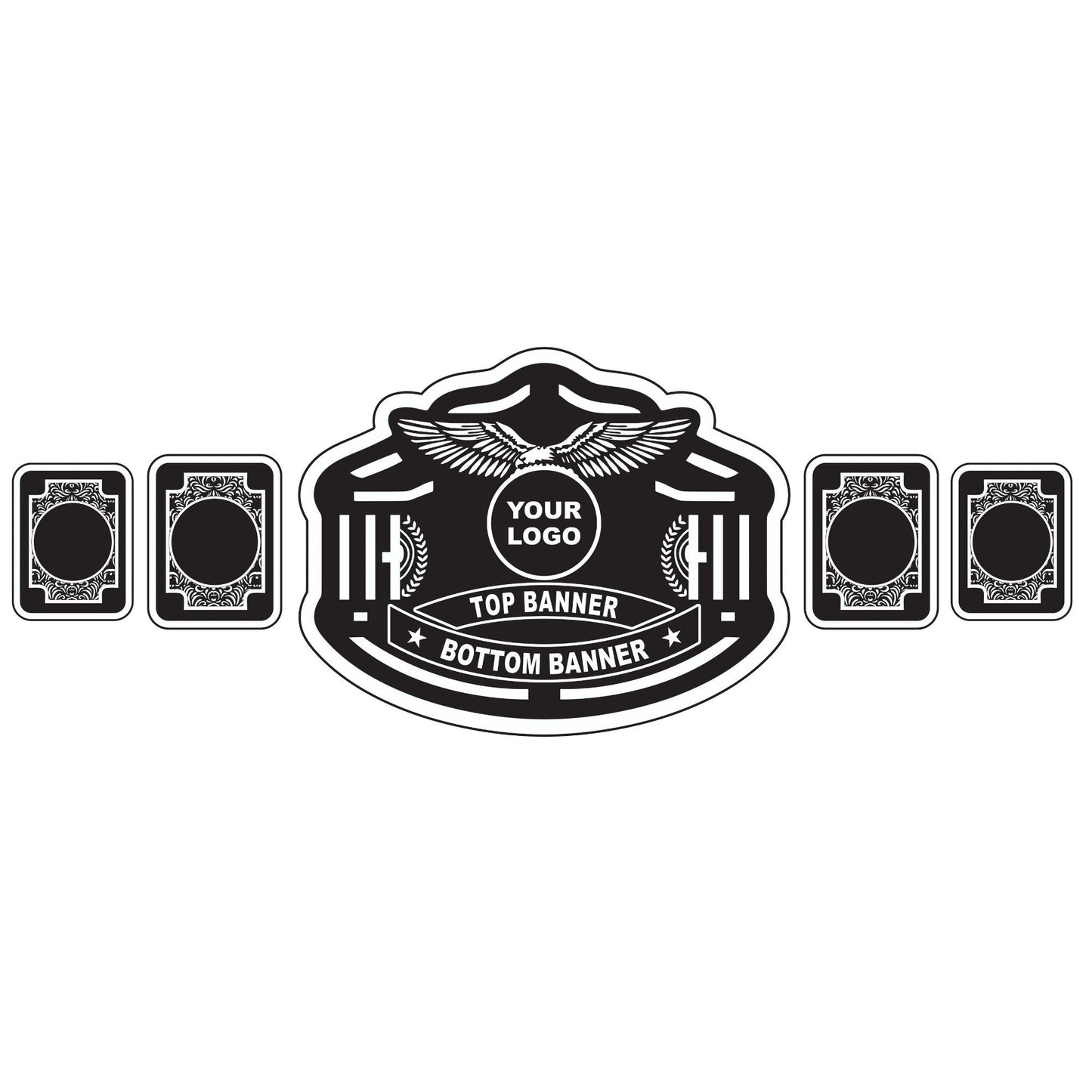 Exclusive Personalized Title Wrestling Belt Customize Wrestling Belts