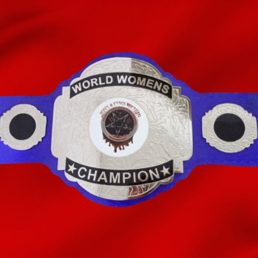 Custom World Womens Wrestling Championship Belt poshleathers-14b7