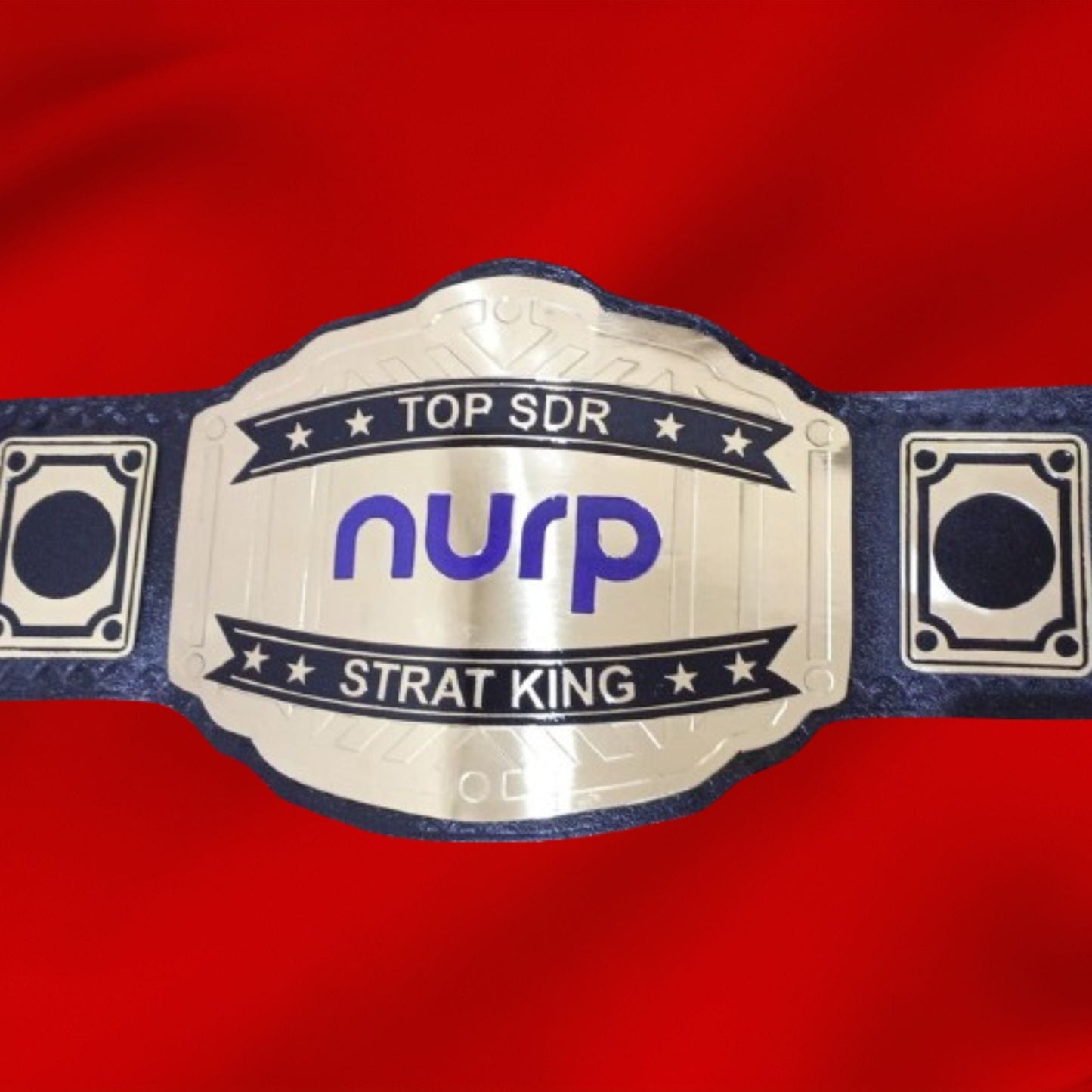 Custom Name and NURP Logo Wrestling Championship Belt poshleathers-14b7