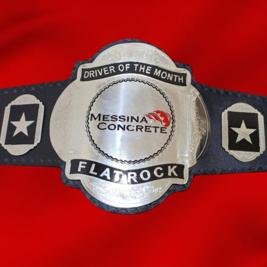 Custom Driver Of The Month Championship Belt poshleathers-14b7