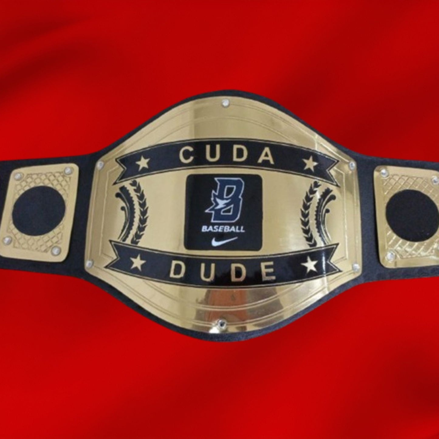 Custom Name and Baseball Logo Wrestling Championship Belt Customize Wrestling Belts