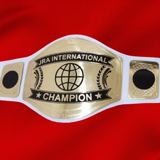 Custom Name and World Logo Wrestling Championship Belt poshleathers-14b7