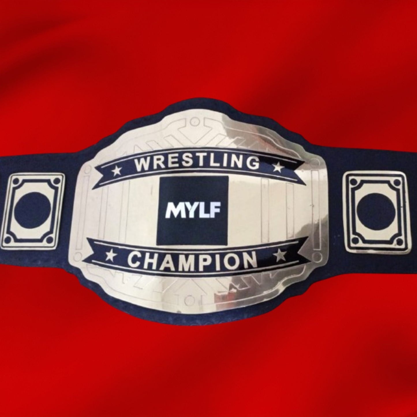 Custom MYLF Logo Wrestling Championship Belt poshleathers-14b7