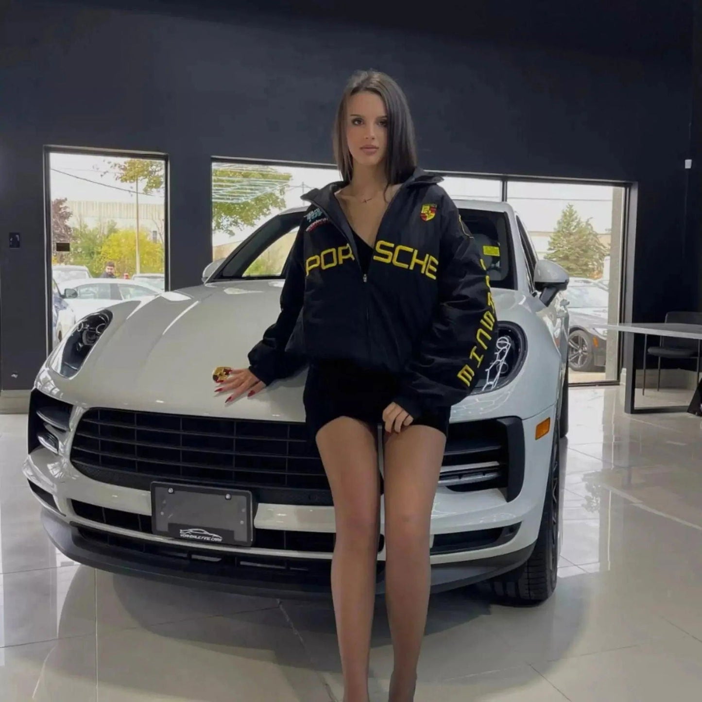 Vintage Edition Porsche Racing Jacket - Classic Motorsport Apparel - Speedxcrafts