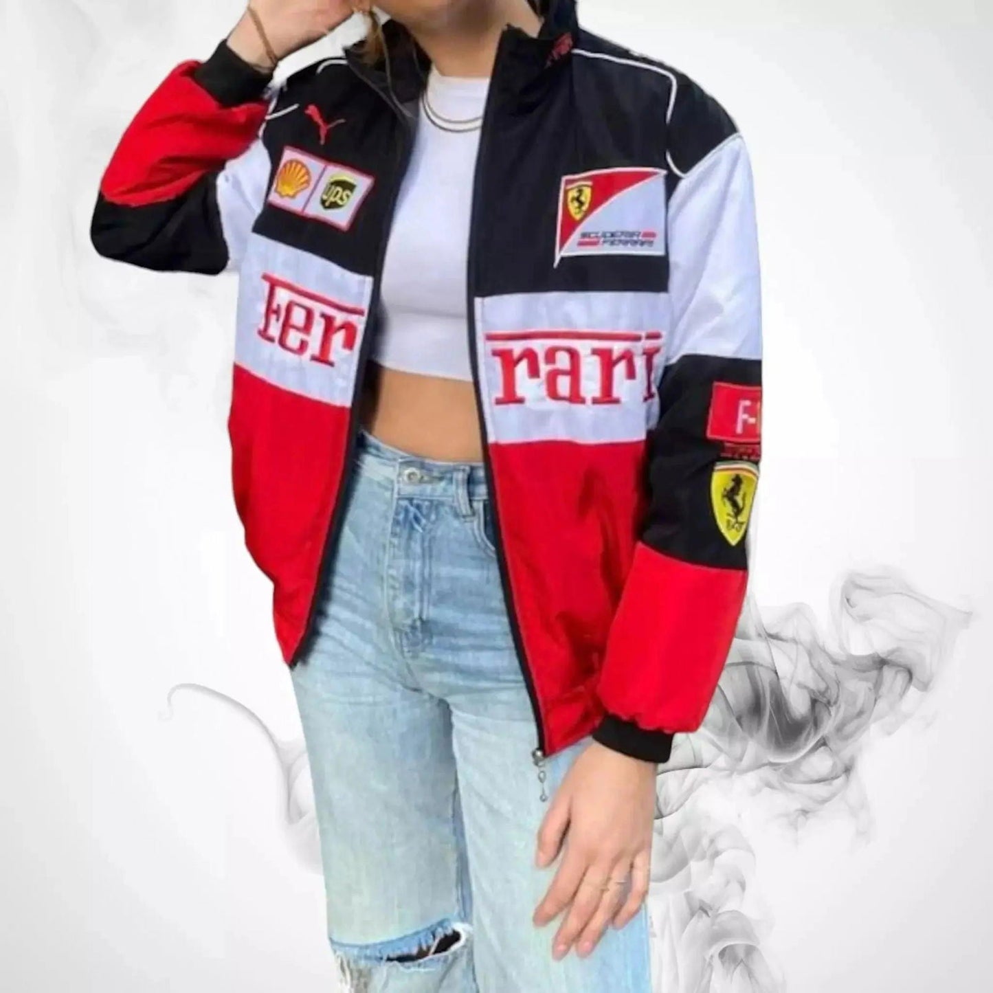 Vintage Ferrari Formula 1 Racing Jacket - Ex Race Gear