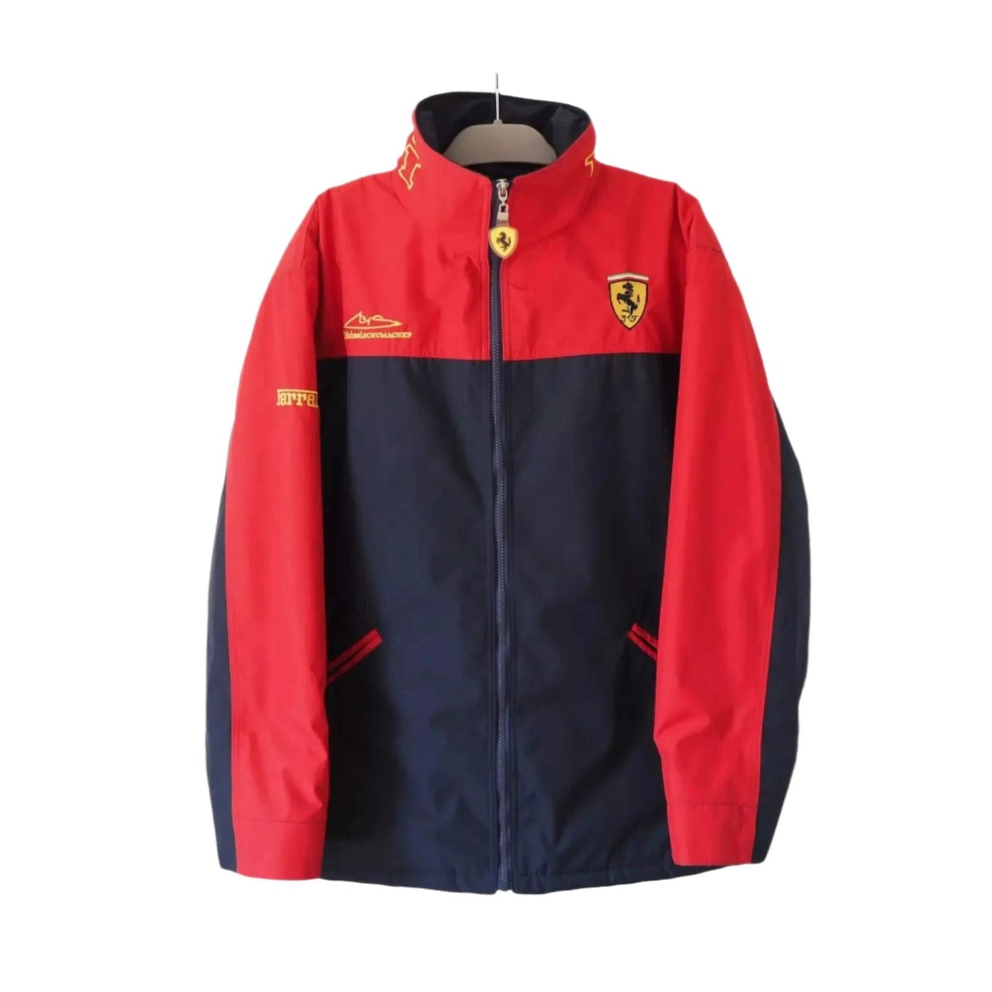 Vintage Ferrari Michael Schumacher 90's F1 Racing Team Jacket - Ex Race Gear