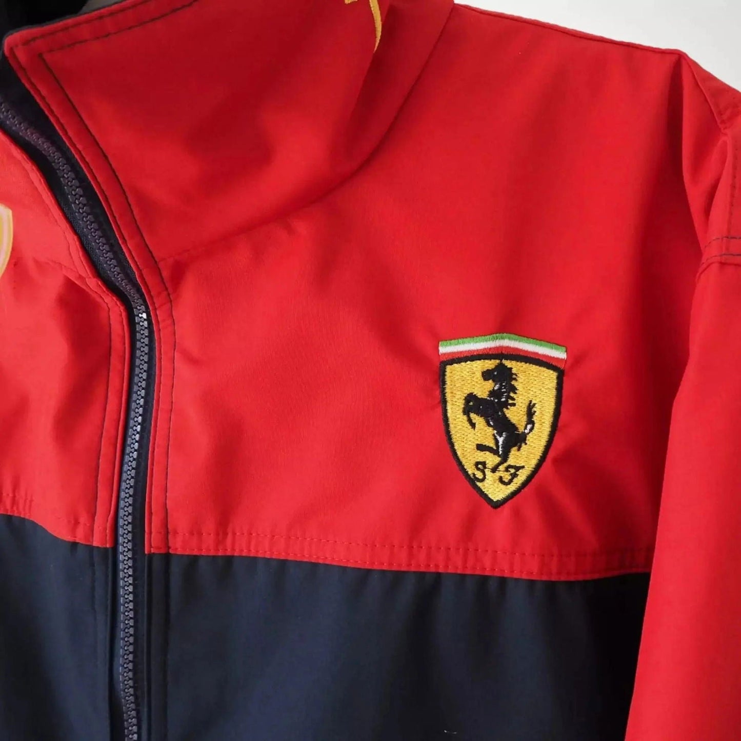 Vintage Ferrari Michael Schumacher 90's F1 Racing Team Jacket - Ex Race Gear