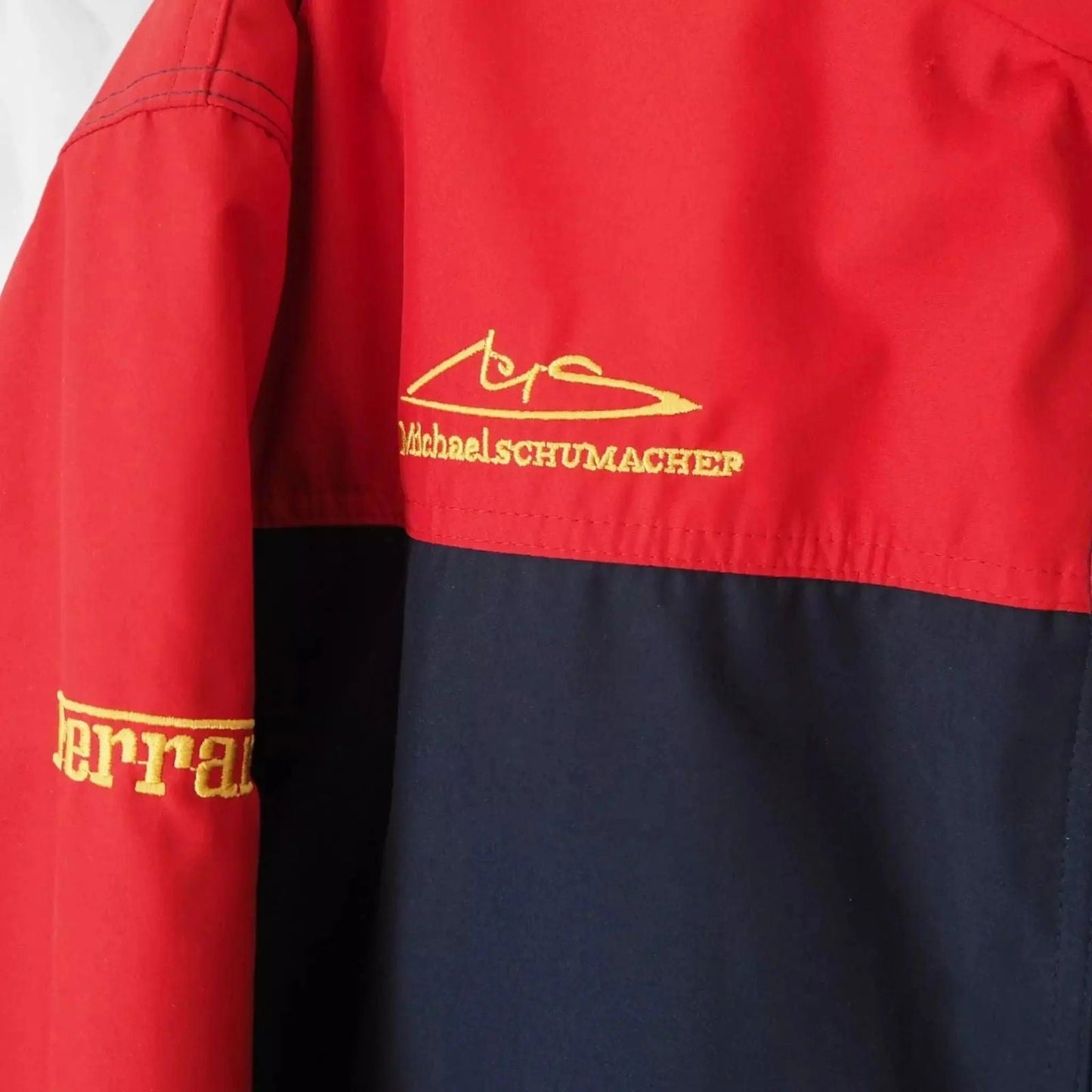 Vintage Ferrari Michael Schumacher 90's F1 Racing Team Jacket - Ex Race Gear