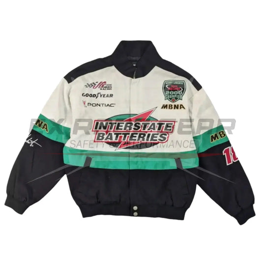 Vintage Interstate Batteries NASCAR Racing Jacket - Ex Race Gear