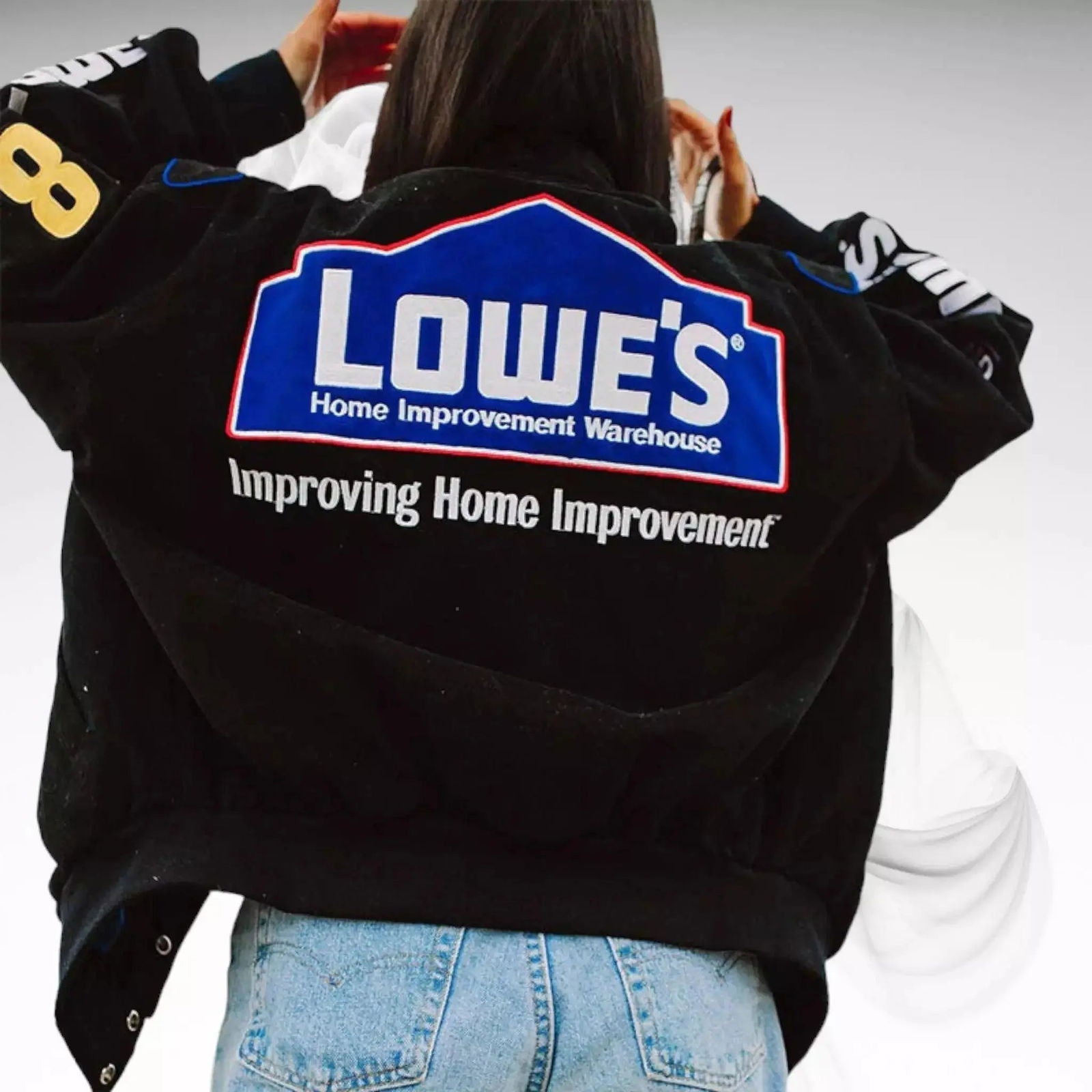 Vintage Lowe's Nascar Racing Jacket - Ex Race Gear