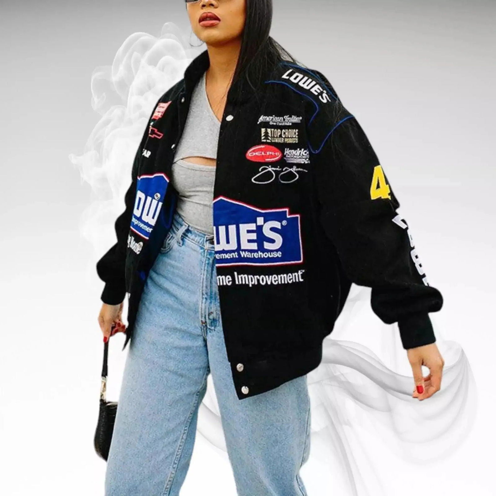 Vintage Lowe's Nascar Racing Jacket - Ex Race Gear