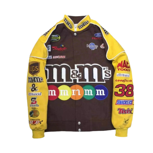 Vintage M&M Embroidered Racing Jacket - Ex Race Gear