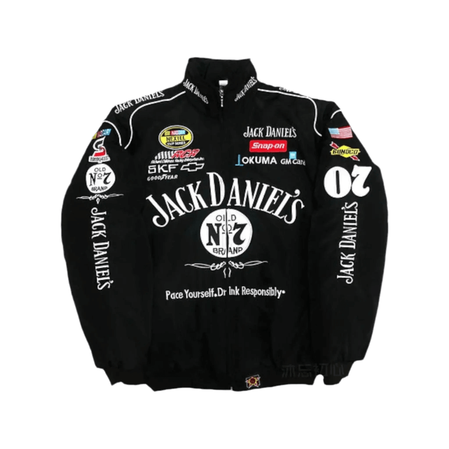 Vintage Nascar Jack Daniels Racing Jacket - Ex Race Gear