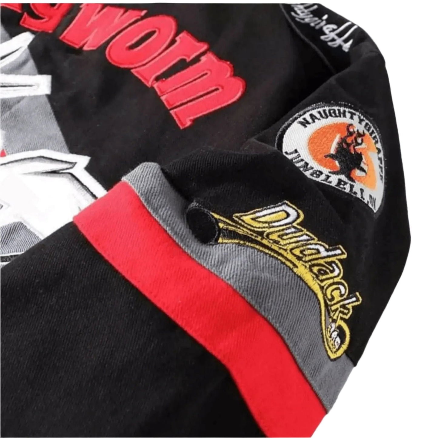 Vintage Slugworm Racing Jacket - Thickened Motorsport Apparel - Ex Race Gear
