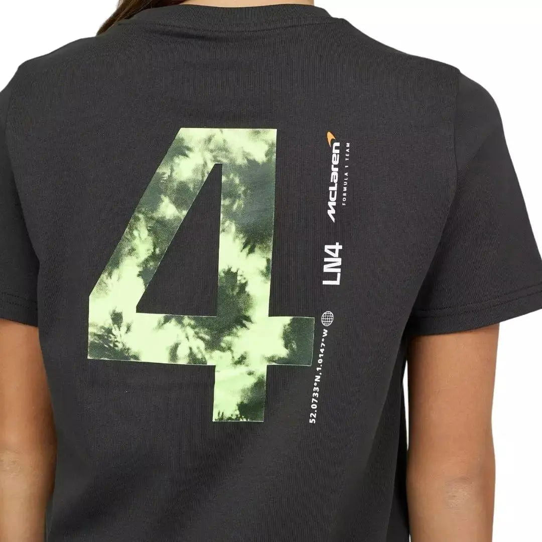 WOMENS LANDO NORRIS SILVERSTONE T-SHIRT - Ex Race Gear