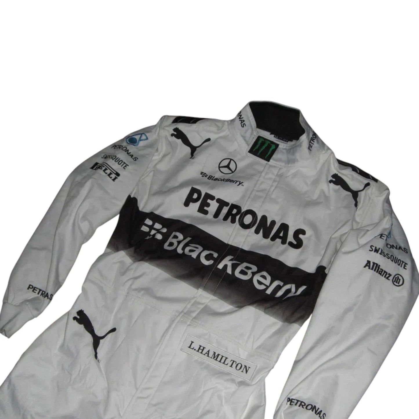 2014 Lewis Hamilton 2014 Mercedes Replica Embroidery Race Suit Rustle Racewears