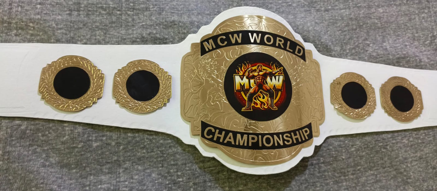 Custom Name and Wrestler Logo Wrestling Championship Belt poshleathers-14b7